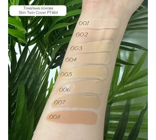 Тональна основа TopFace Skin Twin Cover Foundation №002 Light Rose Beige 32 мл