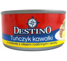 Тунець шматочками в олії Destino 170 г