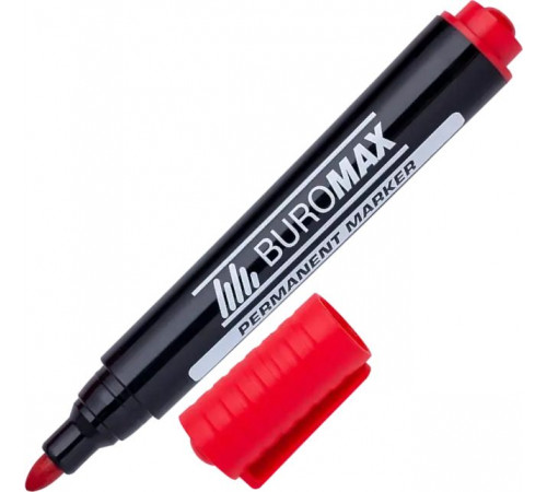 Перманентний маркер Buromax 8700-05 Червоний 2-4 мм Перманентний маркер Buromax 8700-05 Червоний 2-4 мм