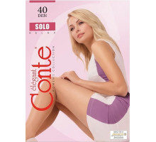 Капронові колготки Conte Elegant Solo 40 Den 2 S Natural