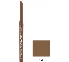 Водостійкий автоматичний олівець для брів Pastel Profashion Browmatic тон 12 0,35 г