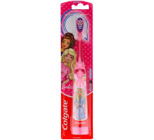 Электрическая детская зубная щетка Colgate Barbie на батарейке