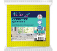 Серветки целюлозні Tofix 15х15 см 5 шт