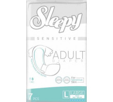 Подгузники для взрослых Sleepy Sensitive Adult Large 100-150 см 6 к 7 шт