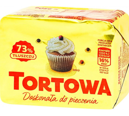 Маргарин для выпечки Tortowa 73% 250 г