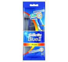 Станки для гоління Gillette Blue II Plus 3 шт