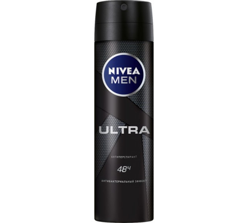 Дезодорант спрей чоловічий NIVEA  ULTRA антибактеріальний ефект 150 мл