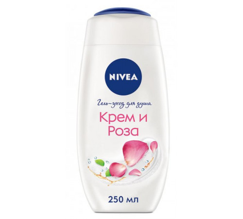 Гель-уход для душа Nivea Крем и Роза 250 мл