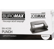 Дырокол металлический Buromax 4039 10 листов
