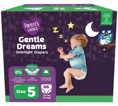 Підгузки Parents Choice Gentle Dreams 5 (12+ кг) 66 шт