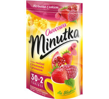 Чай Minutka с Малиной, Клубникой и Гранатом 32 пакетика 64 г