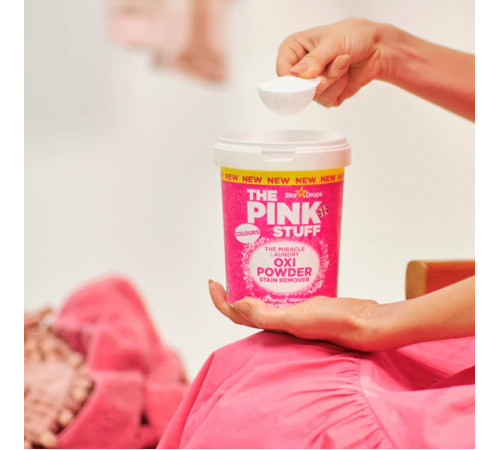Кислородный пятновыводитель для цветного белья The Pink Stuff Colours 1кг