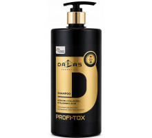 Шампунь для волосся Dalas Profi-Tox з Колагеном, Кератином та Гіалуроновою кислотою дозатор 850 г
