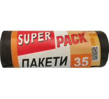 Пакеты для мусора Super Pack 35 л 15 шт