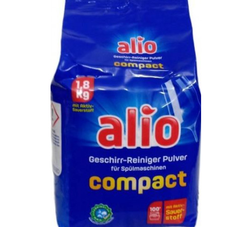 Порошок для посудомийних машин Alio Compact 1.8 кг