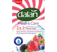 Мыло туалетное Dalan Fresh & Care Лесные ягоды экопак 5x90г