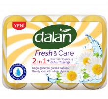 Мыло туалетное Dalan Fresh & Care Весенняя свежесть экопак 4x90г
