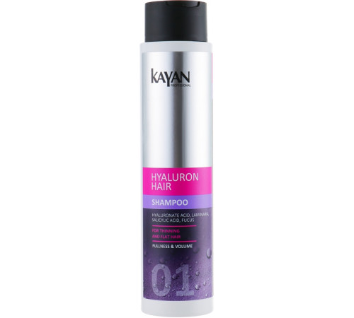 Шампунь Kayan Professional Hyaluron Hair для Тонкого волосся без об'єму 400 мл