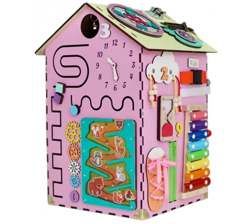 Бізібудинок рожевий 55 х 30 х 30 см