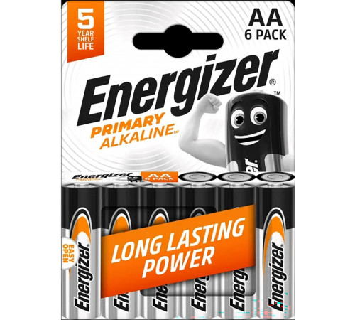 Батарейка пальчик Energizer Alkaline Power AA 6 шт (ціна за 1шт)