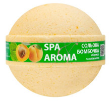 Солевая бомбочка для ванны Bioton Spa&Aroma Абрикос и масло Мяты 200 г