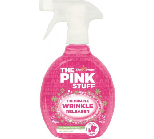 Засіб для розгладження складок на одязі The Pink Stuff Miracle Wrinkle Releaser спрей 500 мл