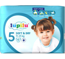 Підгузки Lupilu Soft&Dry 5 (11-23 кг) 42 шт