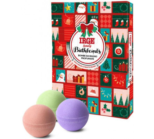 Адвент календар Irge Beauty Bathbombs 12 шт 30 г