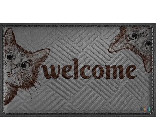 Килимок придверний Artimat К-603-250 Welcome 60 х 90 см