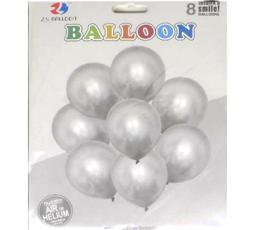 Набор латексных воздушных шаров 1213-1 8 шт