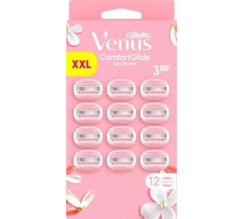 Сменные картриджи для бритья Gillette Venus Comfortglide Spa Breeze 12 шт (цена за 1 шт)