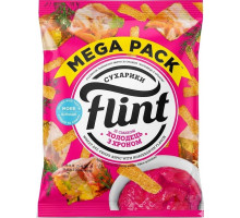 Сухарики пшенично-житні Flint зі смаком Холодець з хроном 100 г