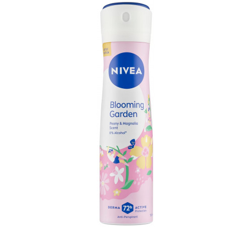 Дезодорант-антиперспірант жіночий Nivea Blooming Garden спрей 150 мл