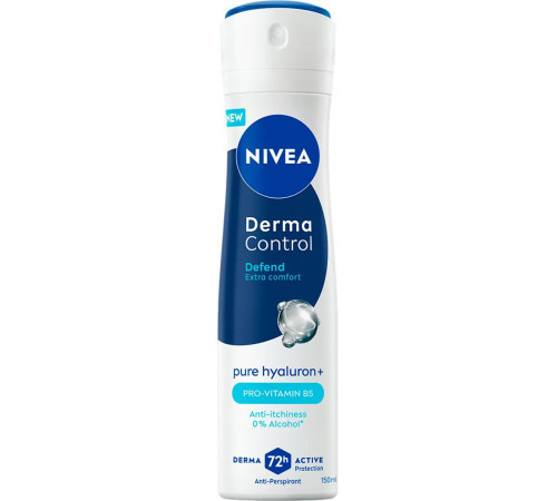 Дезодорант-антиперспірант жіночий Nivea Derma Control Defend спрей 150 мл