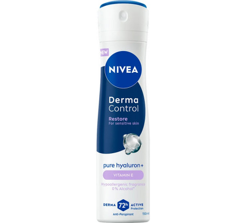Дезодорант-антиперспірант жіночий Nivea Derma Control Restore спрей 150 мл