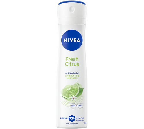 Дезодорант-антиперспірант жіночий Nivea Fresh Citrus спрей 150 мл