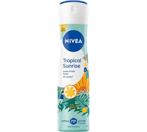 Дезодорант-антиперспірант жіночий Nivea Tropical Sunrise спрей 150 мл