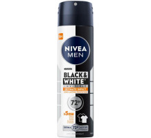 Дезодорант-антиперспірант чоловічий Nivea Black & White Invisible Ultimate Impact спрей 150 мл