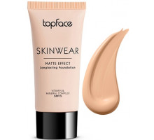 Тональный крем TopFace Skinwear Matte Effect Longlasting Foundation 003 светлый беж розовый 30 мл
