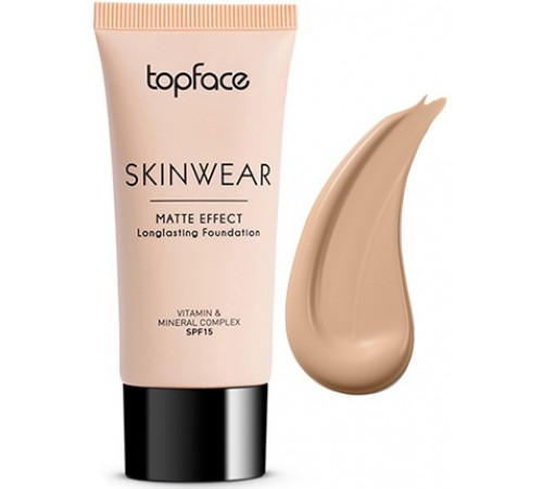 Тональний крем TopFace Skinwear Matte Effect Longlasting Foundation 004 бежевий 30 мл