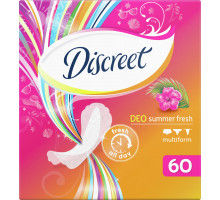 Щоденні гігієнічні прокладки Discreet Summer Fresh 60 шт