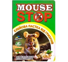 Клейка пластина для мишей Mouse Stop із запахом горіхів мала