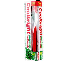 Зубна паста Coolbright Moringa 130 мл + зубна щітка