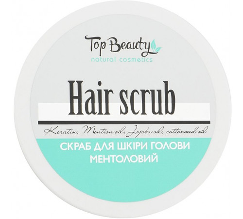 Скраб для шкіри голови Top Beauty Ментоловий 250 мл