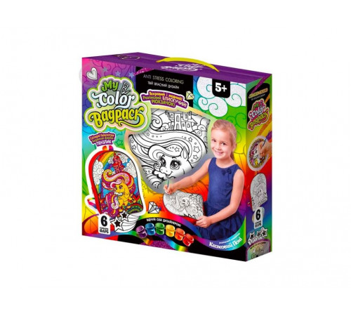 Рюкзачок-розмальовка Danko Toys СВР-01, 02, 03, 04, 05 Рюкзачок-розмальовка Danko Toys СВР-01, 02, 03, 04, 05