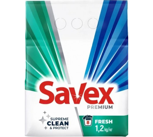 Пральний порошок Savex Automat Premium Fresh 1.2 кг
