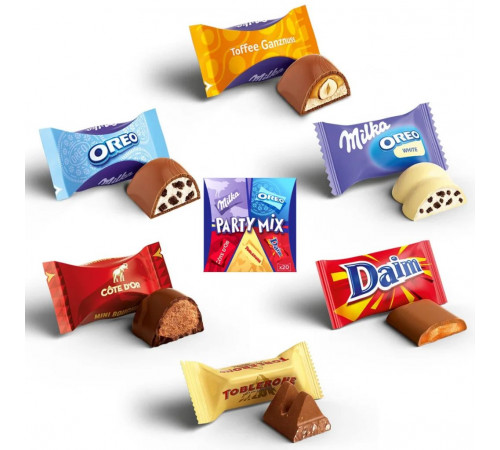 Цукерки Milka Party Mix 159 г