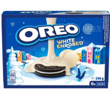 Печиво Oreo Enrobed White Chocolate 246 г