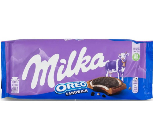 Шоколад Milka Oreo Sandwich 100 г