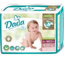 Підгузки дитячі DADA Extra Soft (4+) maxi+ 9-20 кг 42 шт